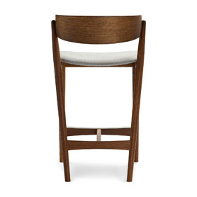 Sibast No 7 | krzesło barowe | przydymiony dąb H.75-100 cm