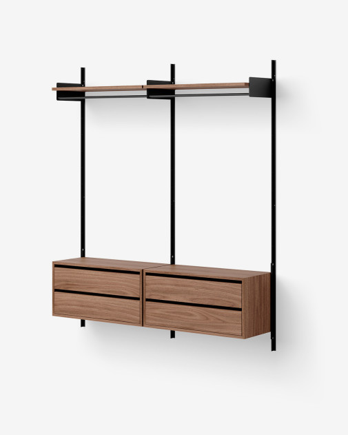 New Works Wardrobe Shelf Cabinets w. Drawers | New Works | Modułowy regał z szafkami i szufladami