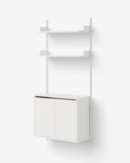 New Works Wall Shelf 1900 Cabinet Tall w. Doors | New Works | Regał ścienny z wysoką szafką
