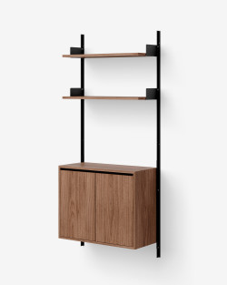 New Works Wall Shelf 1900 Cabinet Tall w. Doors | New Works | Regał ścienny z wysoką szafką