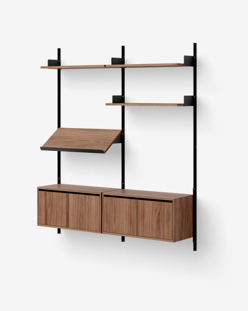 New Works Living Shelf | Modułowy system półek ściennych