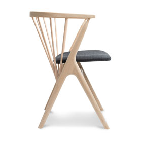 Sibast No 8 | krzesło | wełniana tapicerka