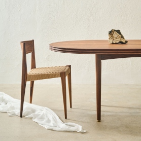 GROOVE TABLE OVAL | stół do jadalni z możliwością rozkładania