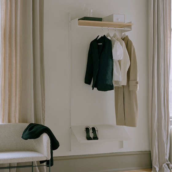 New Works Wardrobe Shelf 1 | system regałów - garderoba | 1900