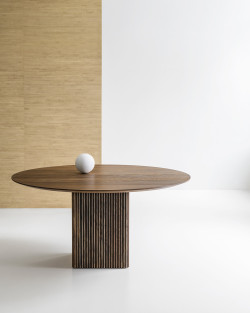 Ten Table Round | Stół z litego drewna rozkładany