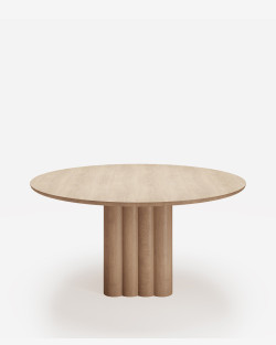Plush Table Round | dk3 | Okrągły stół drewniany