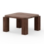 Atlas Coffee Table | stolik kawowy - 60x60 | przydymiony dąb