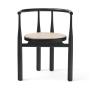 Bukowski Chair w. French Cane | krzesło | czarny