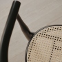 Bukowski Chair w. French Cane | krzesło | czarny