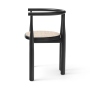 Bukowski Chair w. French Cane | krzesło | czarny