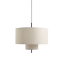 Margin | lampa wisząca Ø70 cm | beżowy abażur