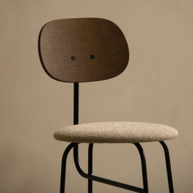 Afteroom Counter Chair Plus | krzesło barowe z szerokim oparciem / tapicerowane siedzisko | h. 65 cm