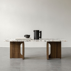 Androgyne | stolik kawowy | drewno / marmur