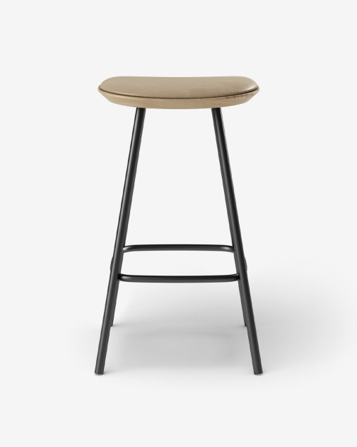 Pauline Bar Stool | Brdr. Krüger | Designerski hoker drewniany
