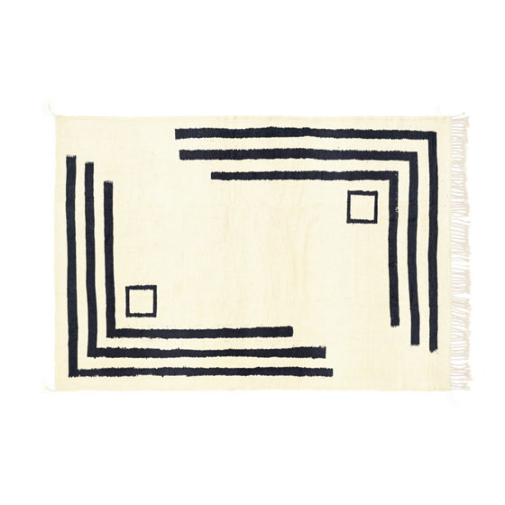 Corners | Beni Rugs | Stwórz Dywan, Natural Wool Midnight Black - Beni Rugs. Sklep internetowy HomeNook