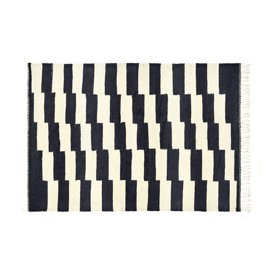 Steps II | Beni Rugs | Stwórz Dywan, Natural Wool Midnight Black - Beni Rugs. Sklep internetowy HomeNook