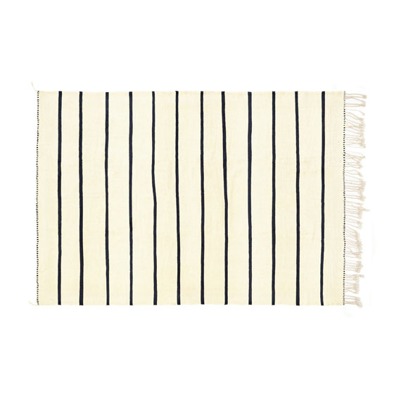 Single Line | Beni Rugs | Stwórz Dywan, Natural Wool Midnight Black - Beni Rugs. Sklep internetowy HomeNook